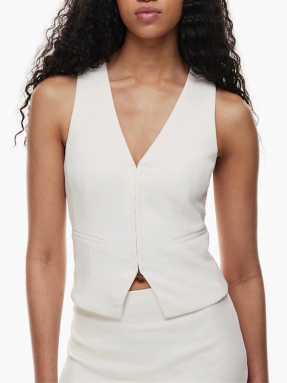 Aritzia Attire Vest in Light Birch – Size 4 – Like New